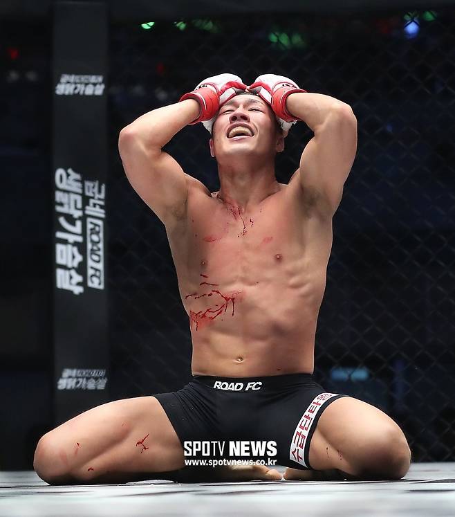 ▲ 로드FC 밴텀급 챔피언 출신 김민우도 로드 투 UFC에 출전한다.