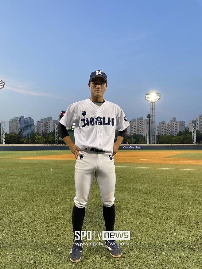 ▲경남고 외야수 김정민. ⓒ목동, 최민우 기자