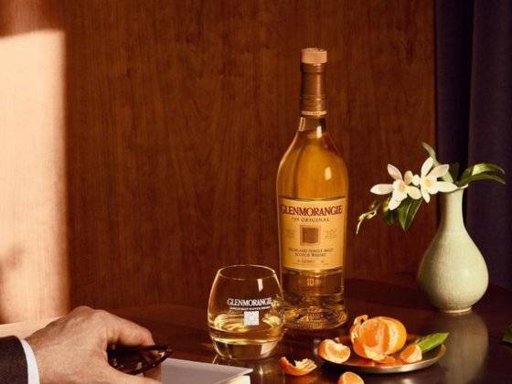 100% 버번 캐스크에 10년 동안 숙성한 글렌모렌지 오리지널. 사진 글렌모렌지 인스타그램 캡처