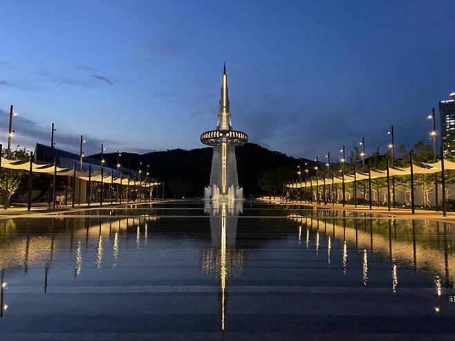 [대전=뉴시스] 대전엑스포과학공원 한빛탑. (사진= 대전관광공사 제공) *재판매 및 DB 금지