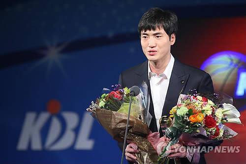 2015년 이성구 페어플레이상 수상한 오용준 [연합뉴스 자료사진. 재판매 및 DB금지]