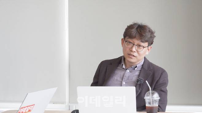 김대권 보로노이 대표가 20일 인천 송도 본사에서 이데일리와 인터뷰를 하고 있다.