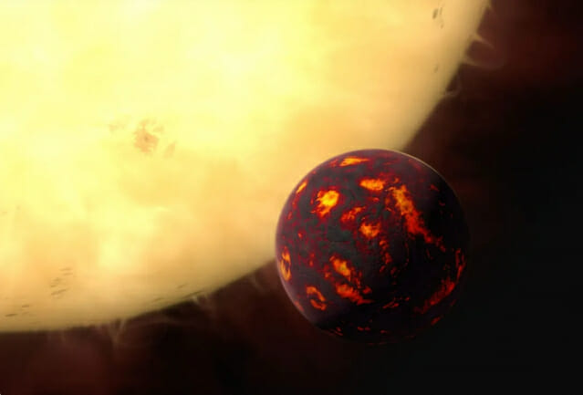 외계행성 '55 Cancri e'의 모습 (사진=ESA)