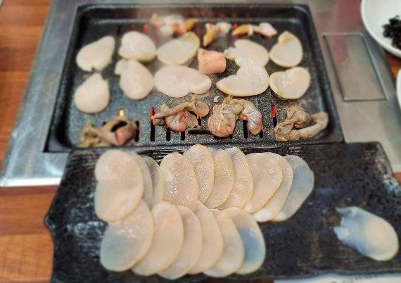 장흥 키조개 관자 구이 /사진=조용철 기자