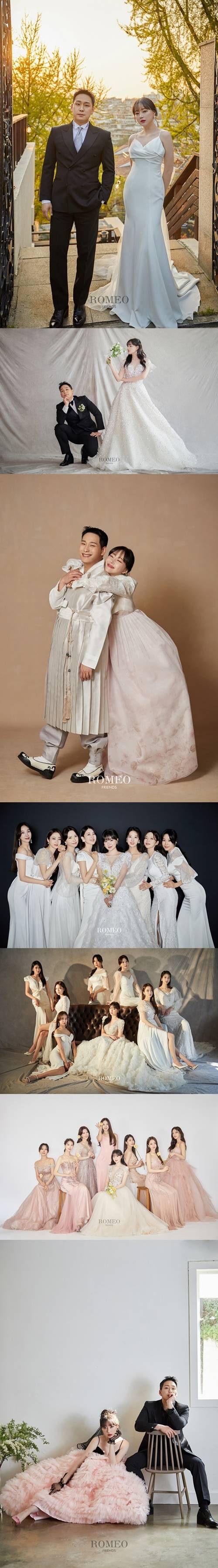 금조 결혼 사진= 해피메리드컴퍼니, 웨딩디렉터봉드, 로미오프렌즈, 모니카블랑쉬, 모아위, 스플렌디노, 쇼위플로라, 스위치, 웨딩미, 규중칠우, 스타일리스트정민경