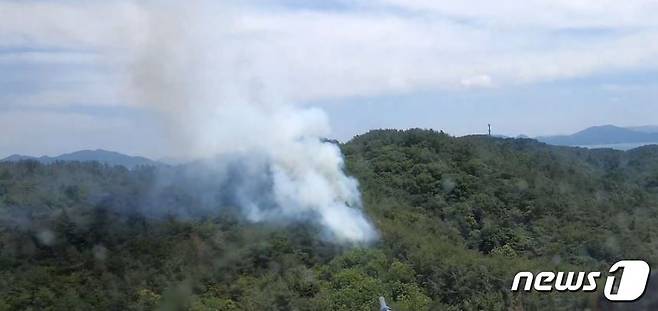 경남 사천시 산불 현장. 산림청 제공© 뉴스1