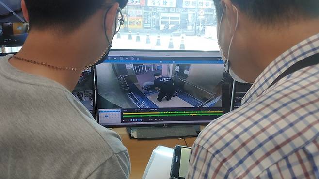 경남지역 승강기유지관리업체 점검실태 CCTV로 확인.(사진=경남도 제공) 2022.05.29. *재판매 및 DB 금지