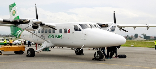 네팔의 항공사 타라에어가 운영하는 '트윈오터' 쌍발기. 
[타라에어 홈페이지 제공, 재판매 및 DB 금지]