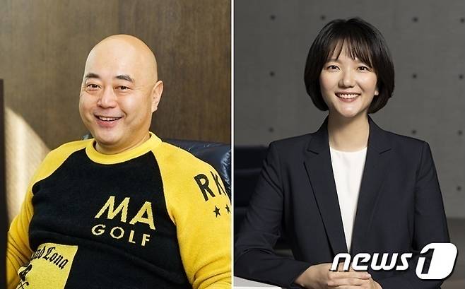 (왼쪽부터) 남궁훈 카카오 대표, 최수연 네이버 대표 © 뉴스1