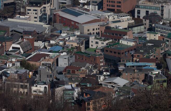 서울의 한 빌라 밀집지역의 모습./뉴스1
