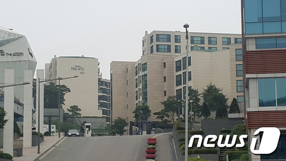 한남더힐 입구 모습. (자료사진) © News1