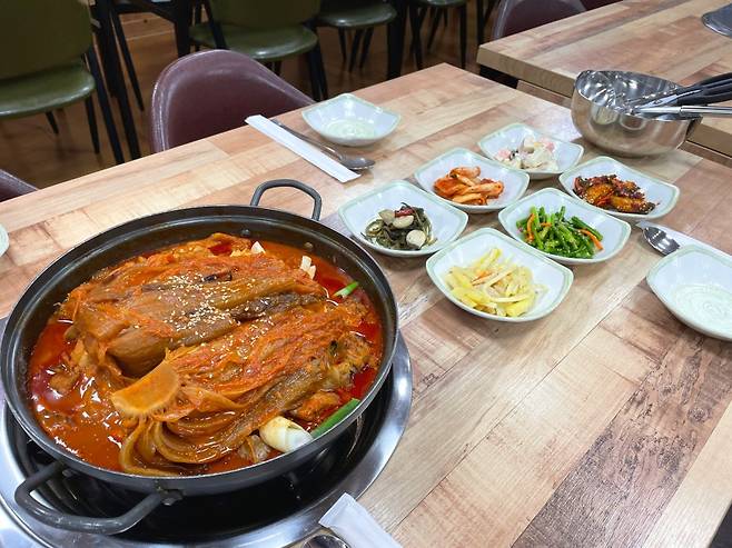 산들강웅포마을 식당.  /사진= 강예신 여행+ 기자