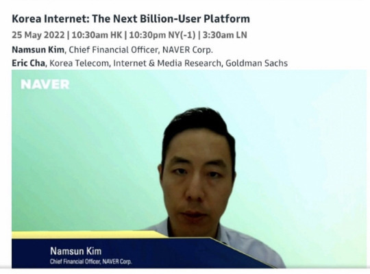 Naver’s CFO Kim Namsun