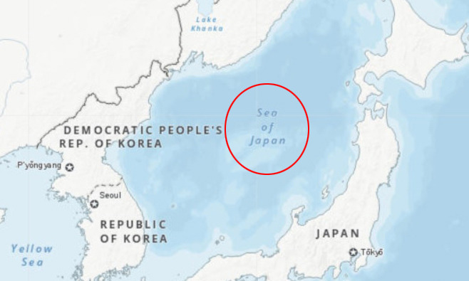 [서울=뉴시스] 유엔이 운영하는 사이트 '지리공간'에 단독 표기된 '일본해'(Sea of Japan) (사진=서경덕 교수팀 제공) 2022.05.31. photo@newsis.com *재판매 및 DB 금지