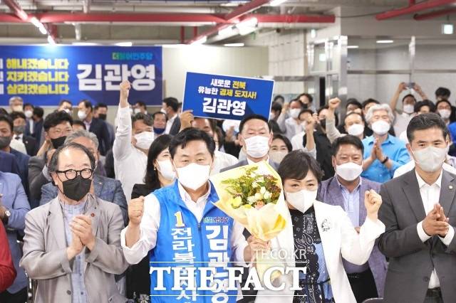 김 후보는 "전북도민의 민심을 하늘처럼 받들어 섬기는 도지사가 되겠다"고 밝혔다. / 김관영 후보 사무실 제공