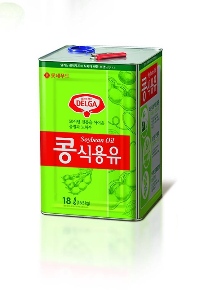 롯데마트가 이달 1일부터 15일까지 사전예약제로 판매하는 18L 대용량 식용유. /롯데마트 제공