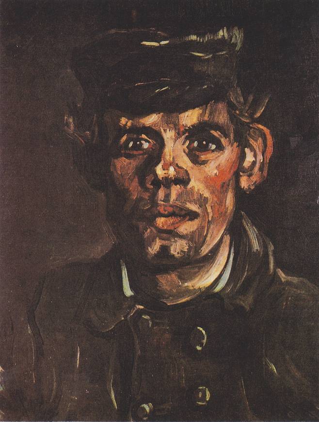 빈센트 반 고흐, Head of a Young Peasant with a Peaked Cap