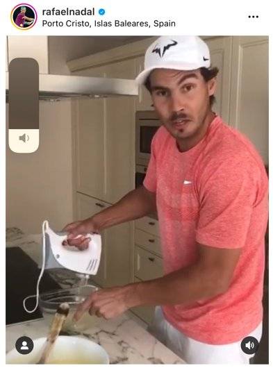 나달의 건강한 식단은 강철 체력과 탄탄한 몸매의 비결이다. [사진 라파엘 나달 인스타그램]