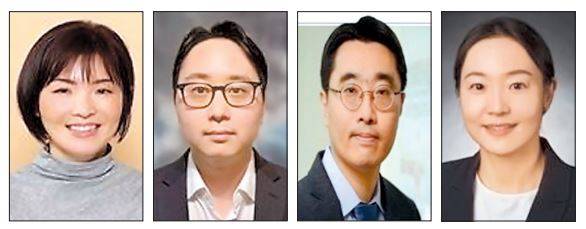 2022년 한화 신진교수상을 수상한 김선아(왼쪽부터) 콜로라도 주립대 교수, 최원태 플로리다대 교수, 강성훈 존스홉킨스대 교수, 오희정 펜실베니아 주립대 교수 [한화솔루션 제공]
