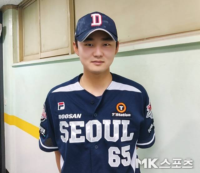 두산 베어스 구원투수 정철원은 11일 LG 트윈스전 2이닝 퍼펙트 역투로 구원승을 거뒀다. 사진(잠실 서울)=김원익 기자