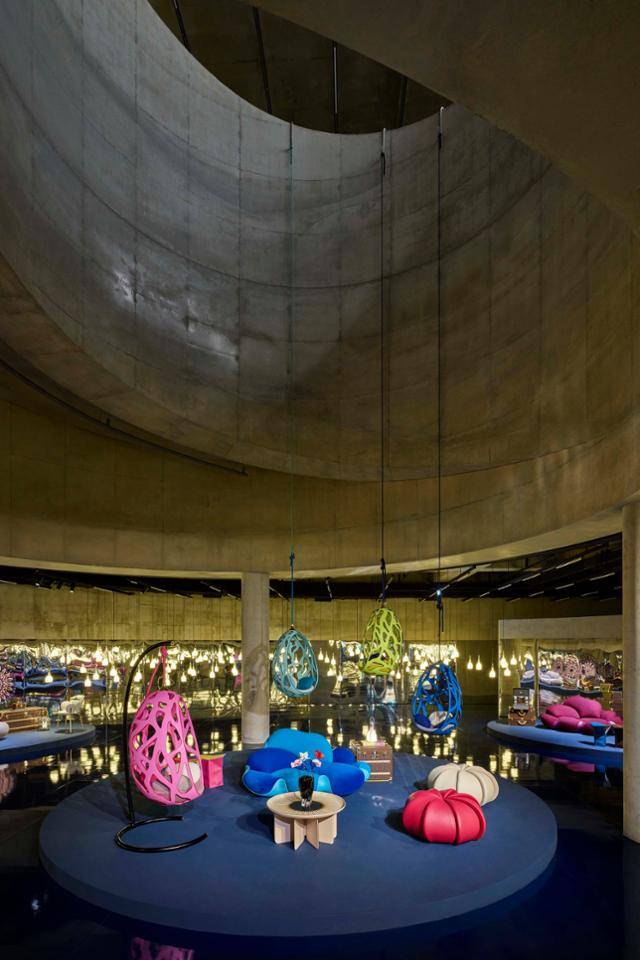 패션 브랜드 루이비통의 디자인 가구 전시회 '오브제 노마드'. 루이비통 제공