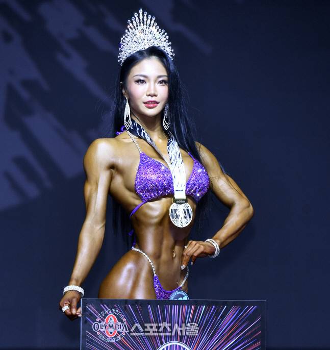 비키니 프로전에서 우승한 박지빈이 기뻐하고 있다. 영종도 = 이주상기자 rainbow@sportsseoul.com