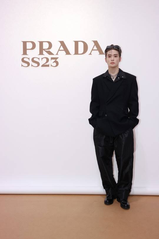 NCT 재현 프라다 SS23 Prada Uomo Fashion Show 참석 :