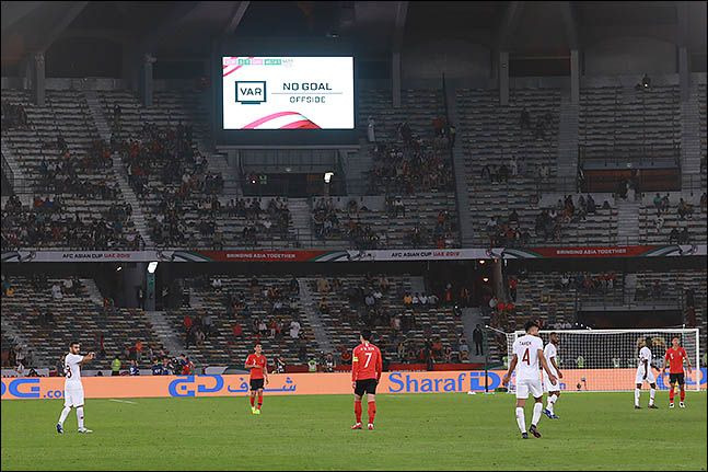 2019년 UAE에서 열렸던 아시안컵에 나선 축구대표팀. ⓒ 데일리안DB