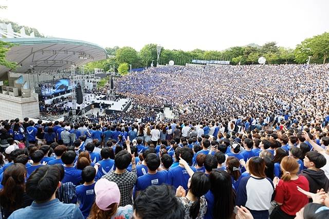 [서울=뉴시스]연세대 축제 '아카라카' 진행 모습. 연세대 홈페이지 캡처 *재판매 및 DB 금지