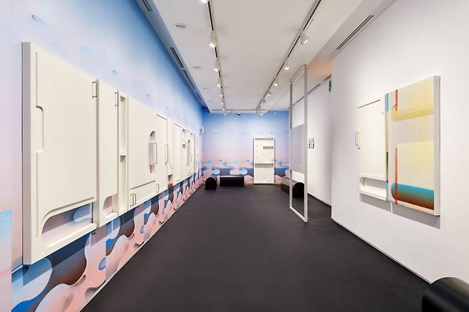 An installation view of “Jiyoung Yoo: Closed Containers” at Leeum Museum of Art in Seoul (Leeum Museum of Art)