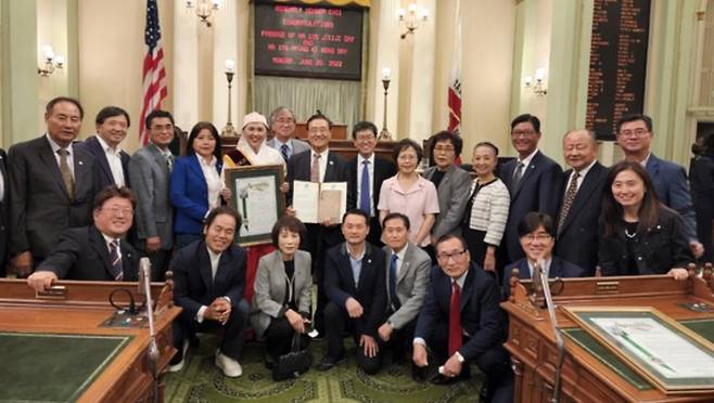 미국 캘리포니아주 하원, '홍명기의 날'과 '직지의 날' 제정  [최석호 캘리포니아주 하원의원실 제공]