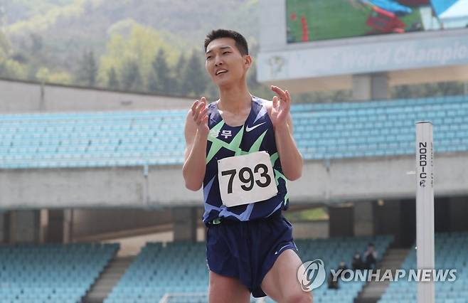 '스마일 점퍼' 우상혁 [연합뉴스 자료사진]