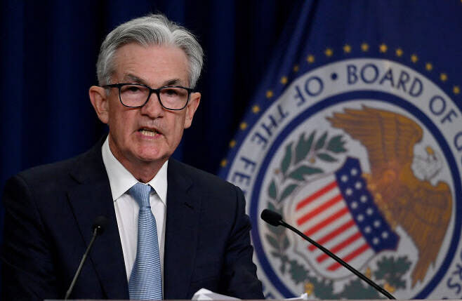 제롬 파월 미국 연방준비제도(Fed) 의장은 “인플레이션이 너무 뜨거워지고 있다”면서 “지속적인 기준금리 인상이 적절할 것”이라고 말했다. (사진=AFP 제공)