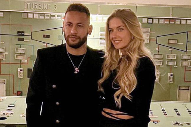 네이마르와 알리샤 쉬미트. 사진 | 알리샤 쉬미트 SNS