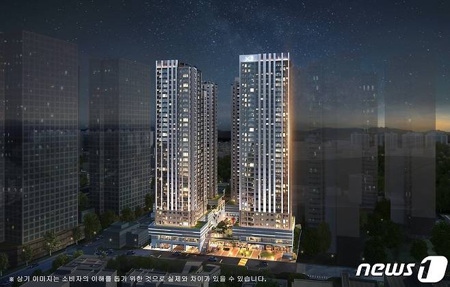 범어자이 투시도(제공-GS건설)© 뉴스1