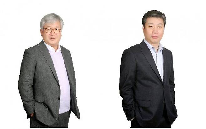 김충호 리딩투자증권 대표이사 총괄부회장, 최규원 리딩투자증권 대표이사 사장 / 리딩투자증권