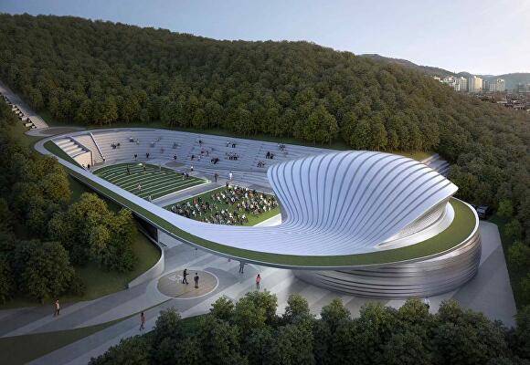광주광역시 사직공원에 설치될 상설공연장 설계공모 당선작 사진 [사진=광주시]