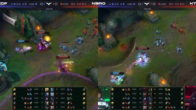 2022 LCK 서머 시즌 중계화면