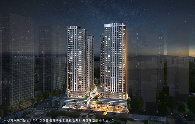 범어자이 투시도. [GS건설 제공]