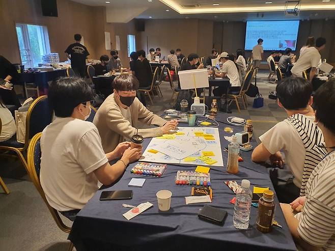 [창원=뉴시스] 경남TP, 대학생 대상 SW융합창의캠프 개최. *재판매 및 DB 금지