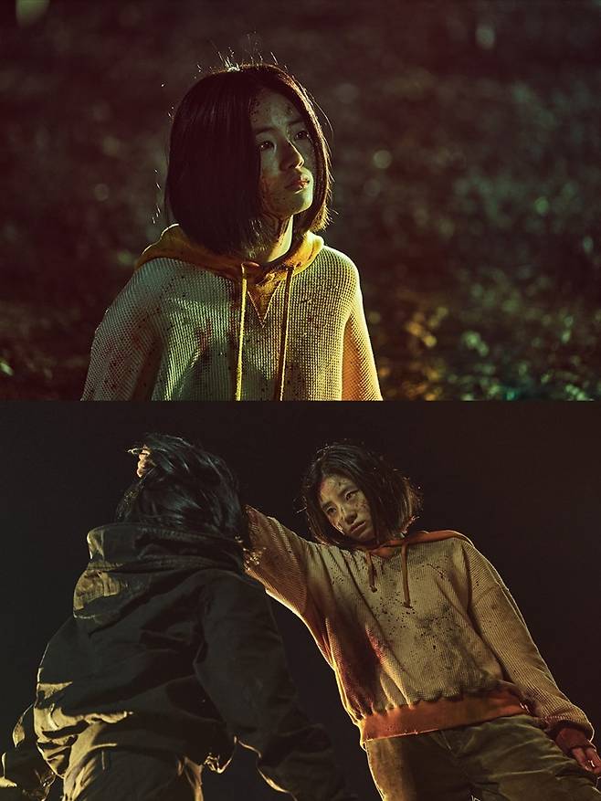 `마녀2`에서 소녀를 연기한 신시아는 마블 영화와 초능력 영화를 참고했다고 했다. 사진|NEW