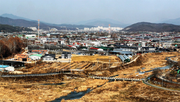 정부가 3기 신도시 등 공공택지에서 역세권을 중심으로 고밀 개발하는 방안을 고심 중이다. 사진은 3기 신도시 가운데 남양주 왕숙지구 전경. [사진 = 매경DB]