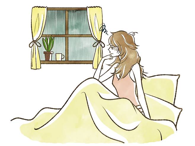 장마철 우울증. 게티이미지뱅크