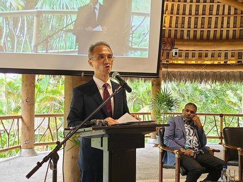 태평양도서국포럼 세미나 참석한 여승배 외교차관보 [외교부 제공]