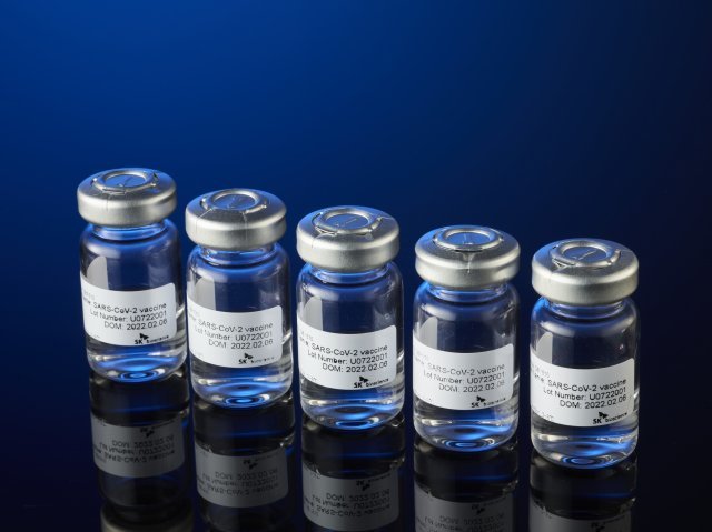 SK바이오사이언스가 개발한 코로나19 백신 ‘스카이코비원(GBP510)’. SK바이오사이언스 제공