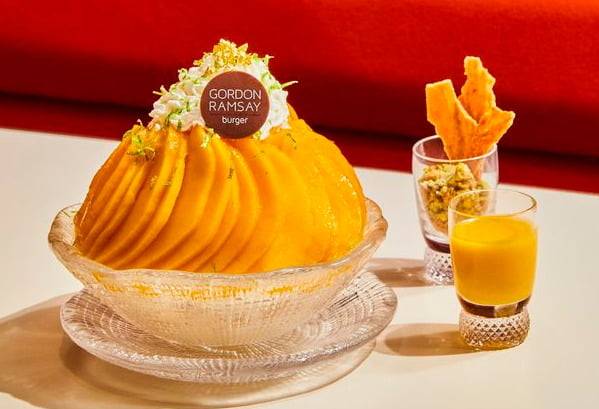 27일 업계에 따르면 지난해 최고 14만원짜리 버거를 선보여 화제를 낳은 '고든램지버거'(진경산업)는 지난주부터 여름 한정판 메뉴로 애플망고빙수를 선보였다.  사진=고든램지버거 레스토랑 홈페이지