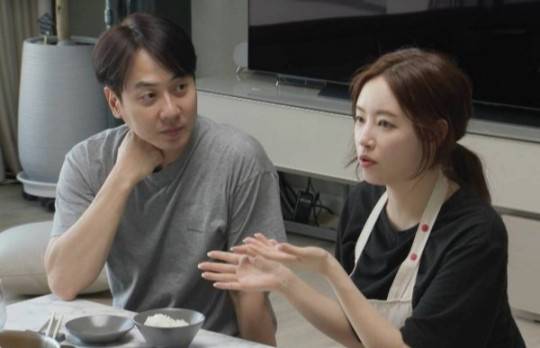 이은주가 스킨십 문제에 대한 고민을 털어놓는다. /사진=SBS 제공