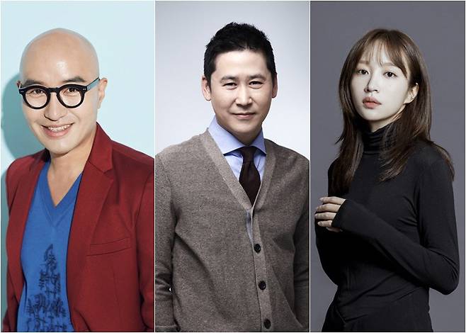 ‘메리 퀴어’ 3MC (왼쪽부터)홍석천-신동엽-하니. 웨이브 제공
