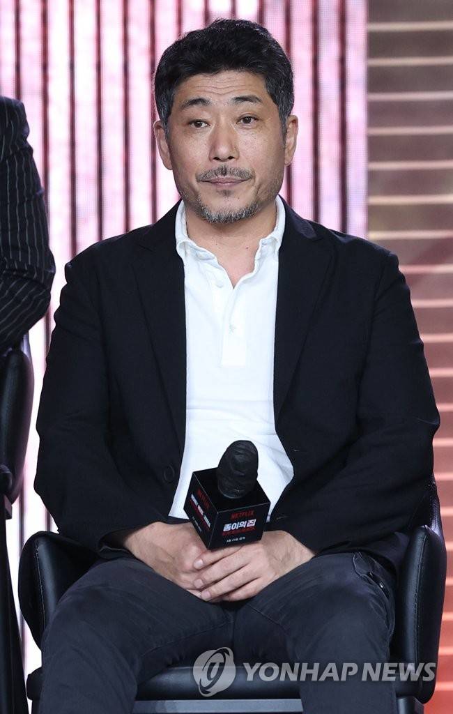 질문 듣는 김홍선 감독 [연합뉴스 자료 사진. 재판매 및 DB 금지]