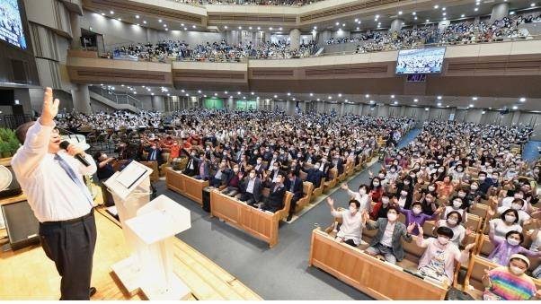 새에덴교회 예배 장면 [새에덴교회 제공. 재배포 및 DB금지]